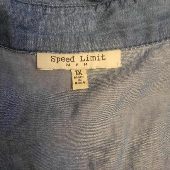 SPEED LIMIT MPH 1X,  BLUEJEAN - Picture 2 of 2
